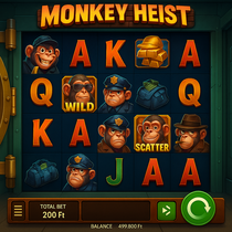 Goldbet - Monkey Heist Slot Game - Casino Játék