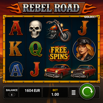 Goldbet - Rebel Road Slot Game - Casino Játék